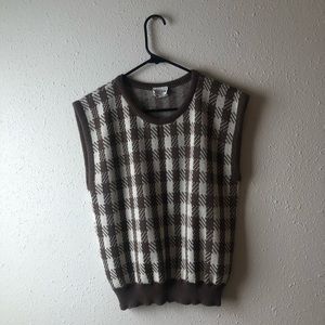 Vintage Tan Jay Sweater Vest